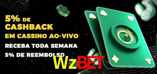Promoções do cassino ao Vivo Wzbet